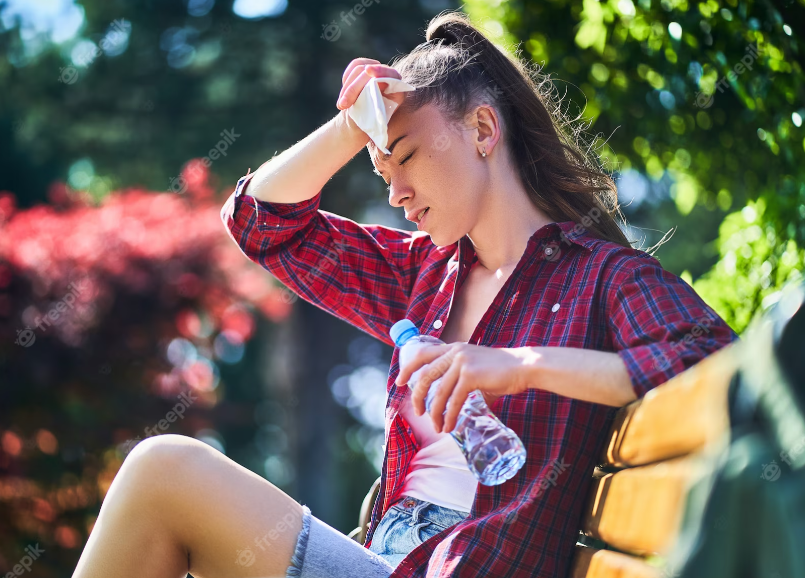 mujer calor verano circulacion